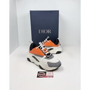 Size 40EU/7US- Dior B22 White Orange Sneakers🧡 Retail $1.1K!